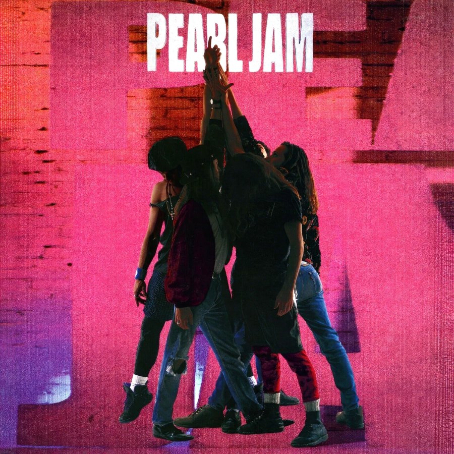 Hoes van Ten van Pearl Jam, als voorwerp gefotografeerd